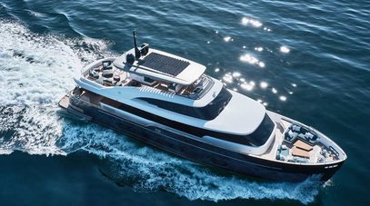 Azimut present first look renderings of completed Magellano 25 Metri