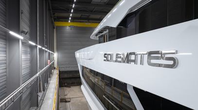 Heesen announces successful launch of 55m Steel superyacht SOLEMATES