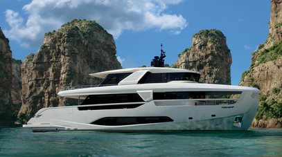 Ferretti Yachts present InFYnito 90 at Boot Dusseldorf