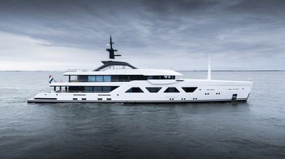 Seventh Amels 60 Superyacht Begins Sea Trials