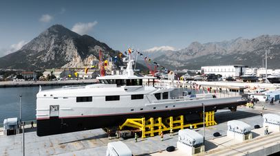 Third 53m YS53 Support Yacht Launched by Damen Yachting