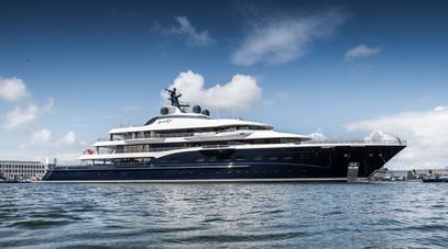 Major Price Reduction on 89m Amels Superyacht Here Comes the Sun 