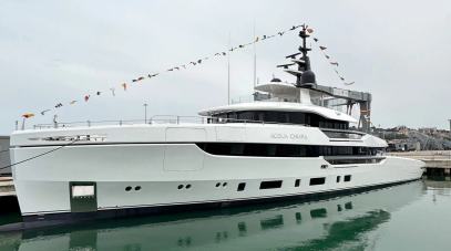 Superyacht Acqua Chiara Launched as First Columbus Atlantique 47