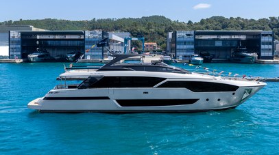 WATCH: First Riva 96' Argo Super Yacht Launched Ahead of 2026 Cannes World Debut
