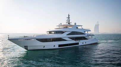 Stunning new images released of the first Majesty 140 from Gulf Craft