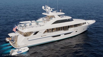 NEW Westport 117  World Debut at 2025 Palm Beach Boat Show