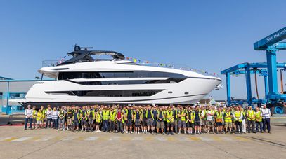 First Sunseeker Manhattan 94 Motor Yacht Launched