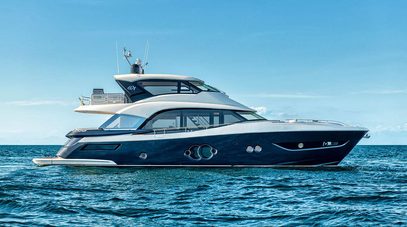 MCY 76 Skylounge Makes World Debut at FLIBS 2020