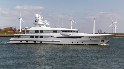 52m Amels superyacht GRACE completes four month refit