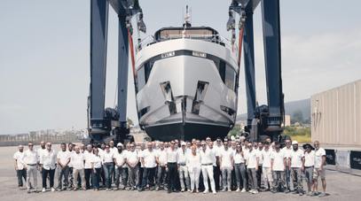 Third 24m Arcadia A80 Motor Yacht Launched for Repeat Owner