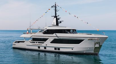 WATCH: Cantiere delle Marche Has Launched 31m RJ102 Explorer Yacht Mon Coeur 
