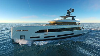 VIDEO: Sirena 42M Flagship Superyacht Moves Into Final Build Phase