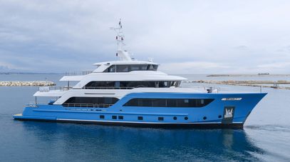Newly-Launched First CdM Acciaio 130 40m Explorer Yacht Presence Listed for Sale 