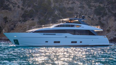 28m Sanlorenzo SL90 Asymmetric Motor Yacht Seven Listed for Sale 
