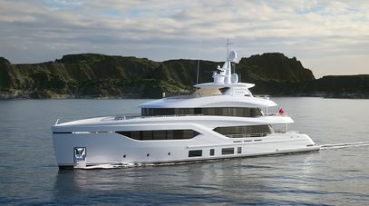 First two Conrad C144S yachts under construction