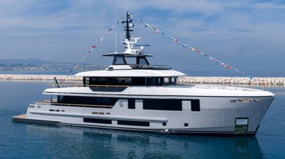35m Cantiere delle Marche Deep Blue 115 Explorer Yacht Octopus Delivered
