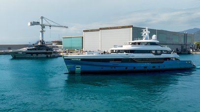Second 53m Admiral Panorama Superyacht Silvia Launched with Hybrid Propulsion