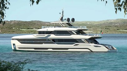 Baglietto's First DOM 115 Superyacht Moves to Outfitting