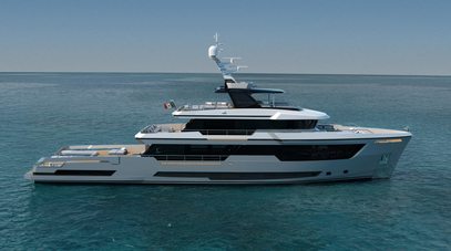WATCH: Interiors of First Columbus Crossover 42 Superyacht Big Naan Revealed
