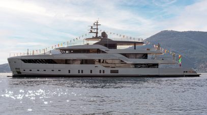 Second Sanlorenzo 50Steel Superyacht Successfully Launched