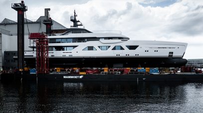 VIDEO: Damen Yachting Launches Latest Amels 60 Superyacht Ahead of Autumn 2025 Delivery