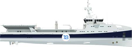 Damen Yachting Yacht Support Illustration