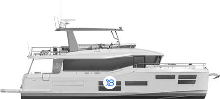 Beneteau Yachts Grand Trawler Illustration