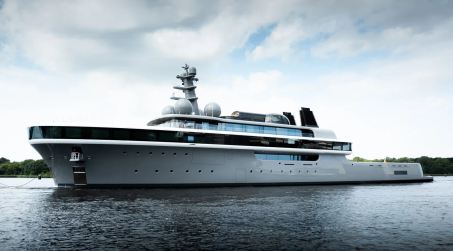 Lürssen’s 114m Fuel-Cell Cosmos Revealed as Superyacht Nausicaä 