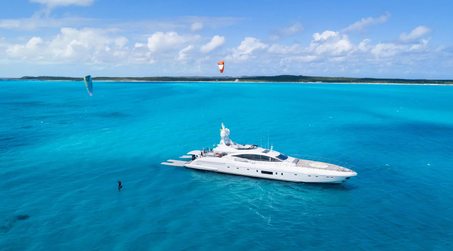 40m Mangusta 132 Motor Yacht Firefly Listed for Sale 