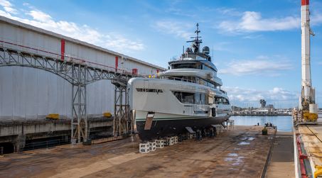 45m Tankoa TX450 Superyacht Launched With Full-Hybrid Propulsion