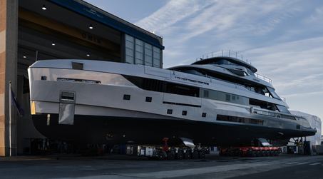 WATCH: Rossinavi Launches 53m Full-Custom Superyacht Heed in Pisa