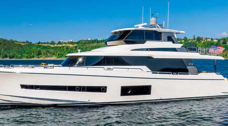 Latest Horizon V77S Yacht Hull Revealed with New Interior Language to Yard's V Series