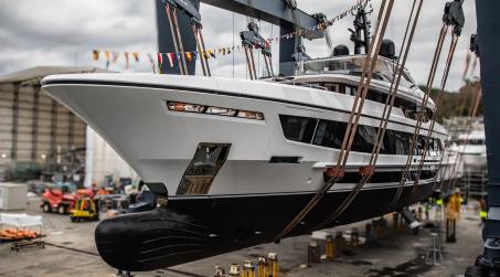 Eighth Baglietto T52 Superyacht Marsa Luna Launched in La Spezi