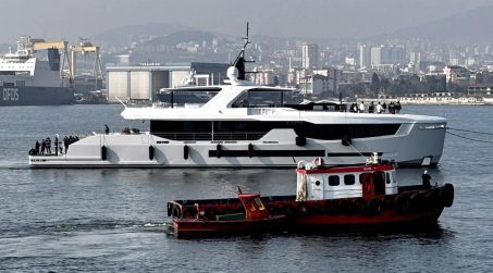 40m Custom Superyacht Aisha Delivered Following Build at Anadolu Shipyard