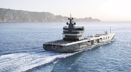 Oceanco and MBYD's 150m Container Ship Concept Project ANTOS