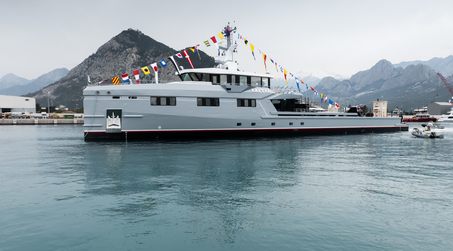 Fourth Damen YS 53 Support Yacht Rafter Launched at Antalya Facility