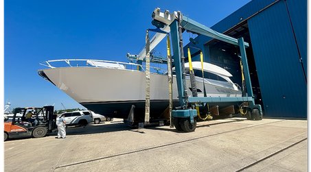 Latest Viking 90C Sportsfisher Yacht Heads for Sea Trials in New Jersey