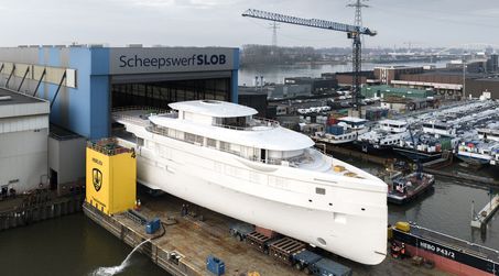 First Look: Secretive 72m Feadship 719 Superyacht Emerges for First Time