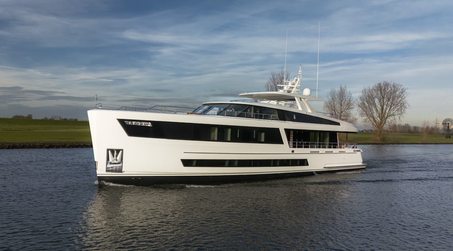 36m Custom Van der Valk Superyacht Jangada Delivered