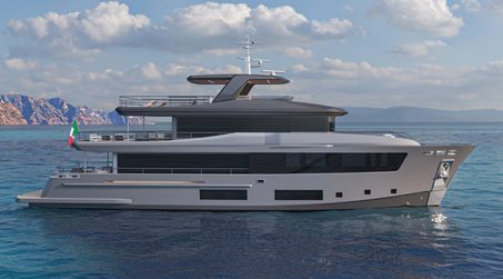 Second Cantiere delle Marche Nauta Air 110 Explorer Yacht Tartaruga Launched