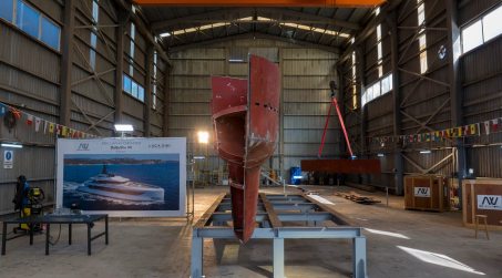 Keel Laid for First Ada Yacht Works 50m Elite Series Yacht