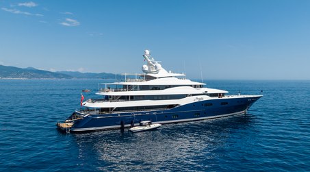 78m Superyacht AMARYLLIS Takes Center Stage as the Biggest Yacht at FLIBS 2024