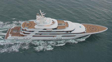 117m Lürssen Superyacht Boardwalk Captured in New Sea Trials Footage