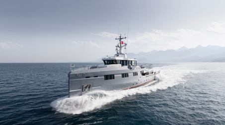 53m Damen Yachting Support Vessel Rafter Delivered and Departs to Join Owner's Fleet