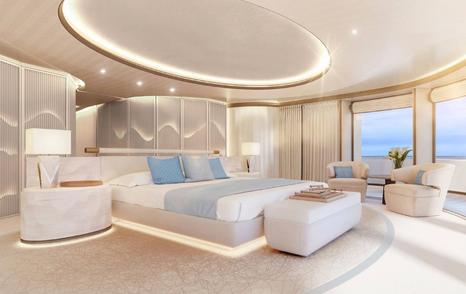 Amels 242 - superyacht master stateroom