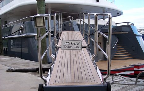 Yacht security is an essential marina service