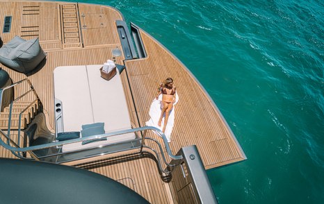 Sunreef Ultima 88 Catamaran fold down terrace 