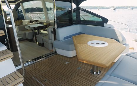 Fairline Phantom 65 cockpit