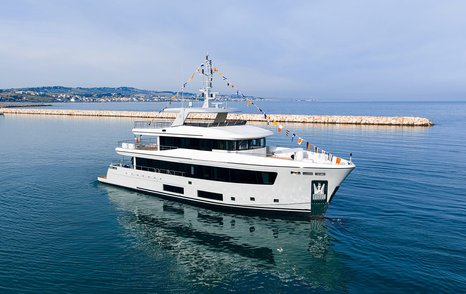 Explorer yacht Tartaruga at launch