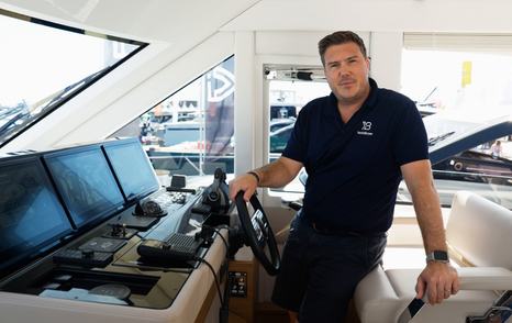 Solaris-Power-60-Coupe-Review-helm-area-Jack-Haines